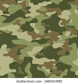 
camouflage green seamless vector pattern. liquid elements. modern. to print