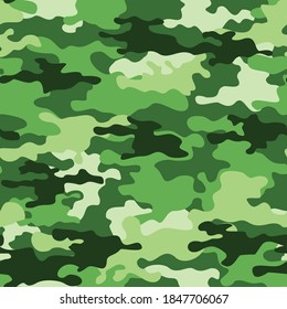 
Camouflage of green spots. Digital Seamless pattern. Military abstract background. Print
