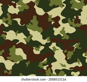 
Camouflage green vector trendy template, army illustration. repeat handicap. EPS