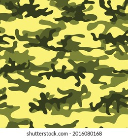 Camouflage, hunting and fishing. Clothes for forest recreation. Protective drawing. Vector.