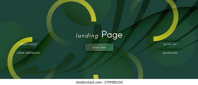 Camouflage Landing Page Design. Abstract Fluid Lines Pattern. Curve Digital Background. Army Geometric Magazine. Landing Page Design. Flow Graphic Elements. Technology Landing Page Design.