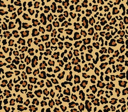 
Camouflage Leopard Vector Seamless Pattern Yellow Background Stylish Print