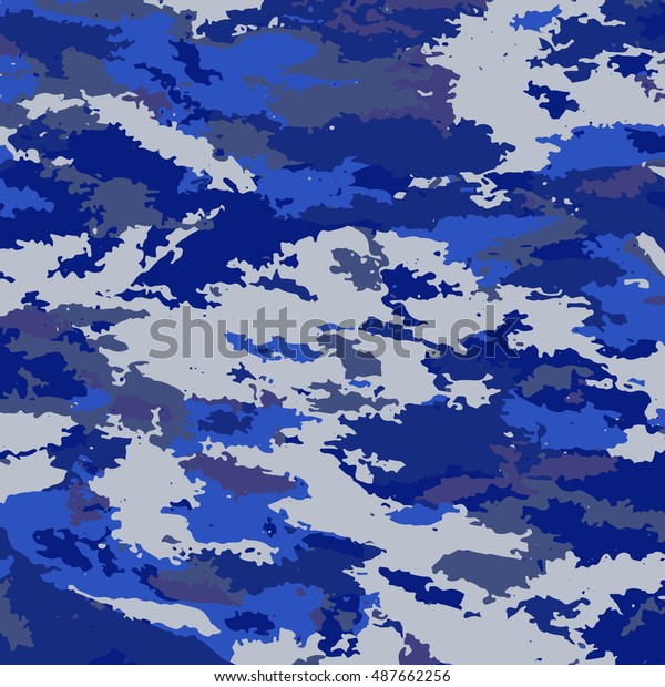 Camouflage Military Background Stock Vector (Royalty Free) 487662256 ...