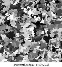Camouflage military background. Abstract pattern. Vector illustration.