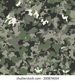 Camouflage military background. Abstract pattern. Vector illustration EPS8