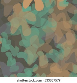 Camouflage military background. Abstract pattern. Vector illustration. Eps10.