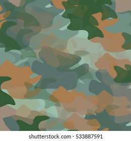 Camouflage military background. Abstract pattern. Vector illustration. Eps10.
