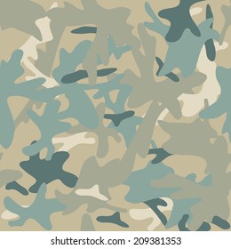 Camouflage military background. Seamless pattern.