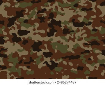 Camouflage military background, seamless texture, trendy modern pattern