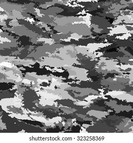 Camouflage military background. Camouflage texture - vector illustration. Abstract pattern 