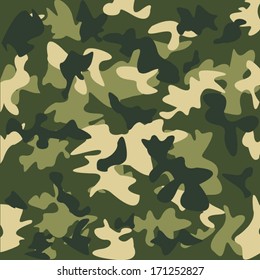 Camouflage military background. Vector illustration