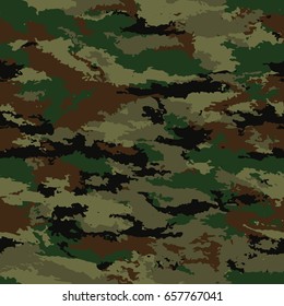 Camouflage military background. Camouflage background - vector illustration. Abstract pattern seamless