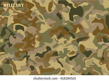 Camouflage Military Background.Vector Camouflage Pattern.