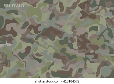 Camouflage Military Background.Vector Camouflage Pattern.