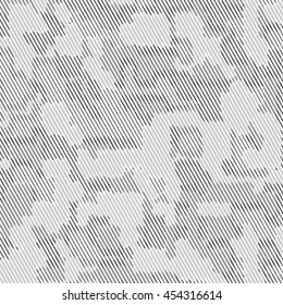 Camouflage military halftone pattern background. Vector illustration, EPS