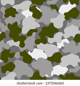 Camouflage military pattern