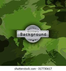Camouflage military pattern  background. Vector illustration, EPS