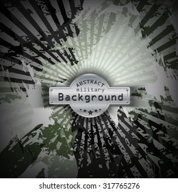 Camouflage military pattern  background. Vector illustration, EPS