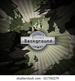 Camouflage military pattern  background. Vector illustration, EPS