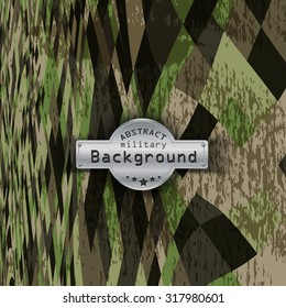 Camouflage military pattern  background. Vector illustration, EPS
