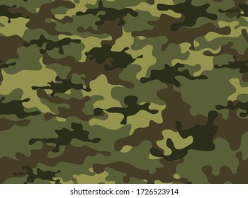 Camouflage military pattern. Print. Vector