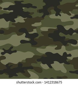 
camouflage military pattern seamless vector