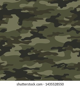 camouflage military pattern seamless vector print