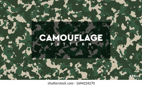 Camouflage Military Pattern Texture Background