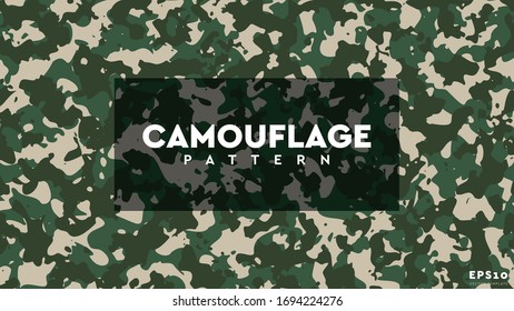Camouflage Military Pattern Texture Background