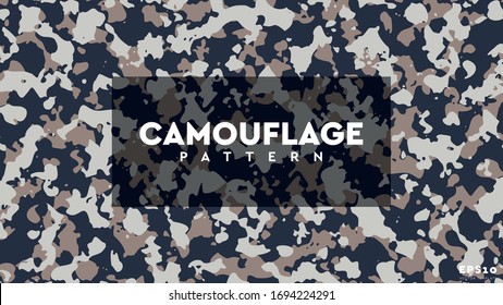 Camouflage Military Pattern Texture Background