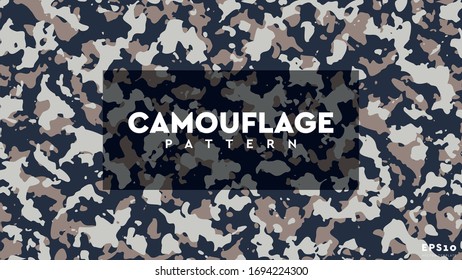 Camouflage Military Pattern Texture Background