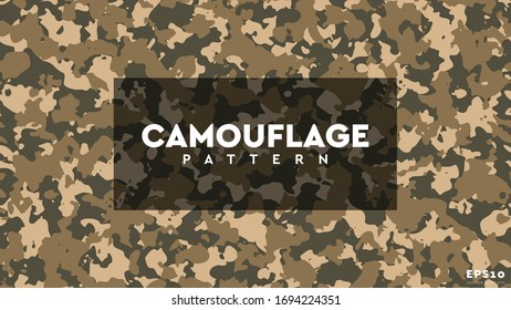Camouflage Military Pattern Texture Background