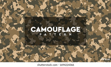 Camouflage Military Pattern Texture Background