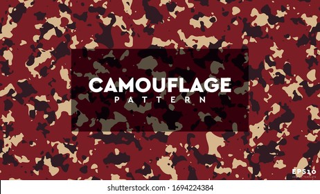 Camouflage Military Pattern Texture Background