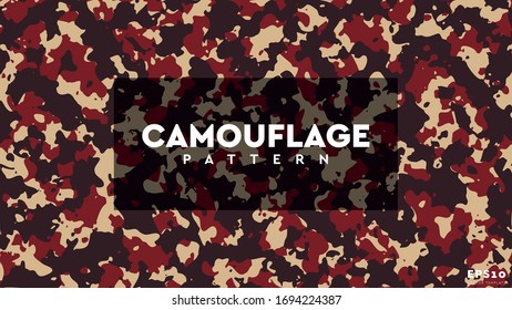 Camouflage Military Pattern Texture Background