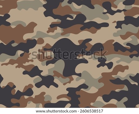 
camouflage military pattern, vector classic army background, design repeat