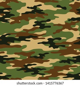 camouflage military seamless pattern vector