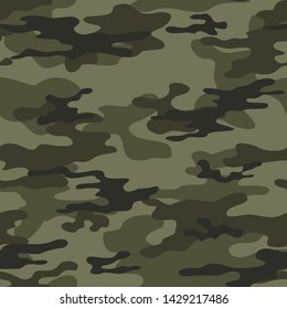 camouflage military seamless pattern vector print