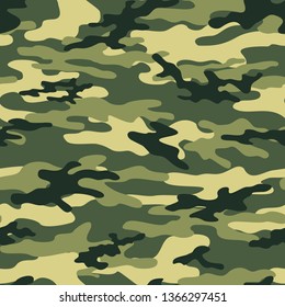 
camouflage military seamless vector pattern style for clothing