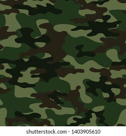 camouflage military seamless vector pattern for clothing and wallpaper