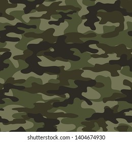 
camouflage military seamless vector pattern for clothing and wallpaper