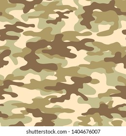Camouflage military seamless vector pattern
