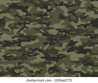 
Camouflage military seamless vector pattern for clothing, fabric prints. modern.