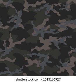 Camouflage military seamless vector pattern for printing clothes, fabrics, paper. new design.