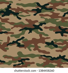 
camouflage military seamless vectors pattern style for clothing and wallpaper