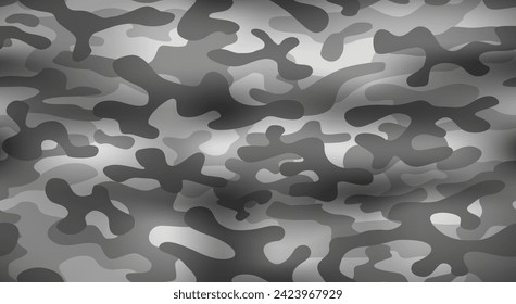 camouflage military texture background soldier repeated seamless white gray black monochrome print