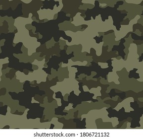 
Camouflage military vector template for your fashion clothes, paper, fabric. Seamless camouflage design.