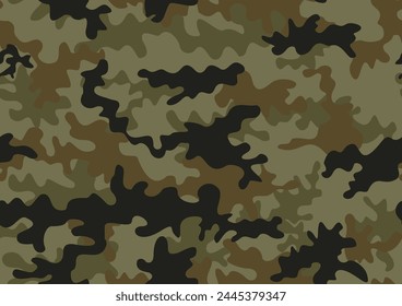
Camouflage modern army background, seamless pattern, forest texture camouflage, hunting print