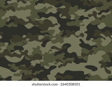 
camouflage modern pattern seamless army background, classic khaki print