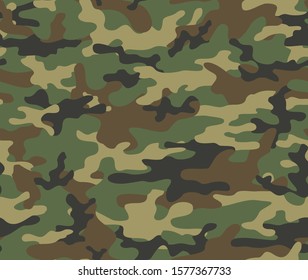 
Camouflage modern pattern seamless element for printing clothes, fabrics. Vector. Hunting and fishing.